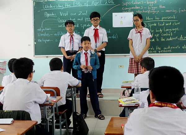 Tự tin với chương trình Tiếng Anh tích hợp