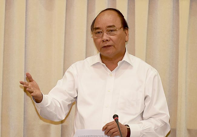 Prime Minister Nguyen Xuan Phuc states at a regular cabinet meeting this morning (Photo: SGGP) Prime Minister Nguyen Xuan Phuc states at a regular cabinet meeting this morning (Photo: SGGP)