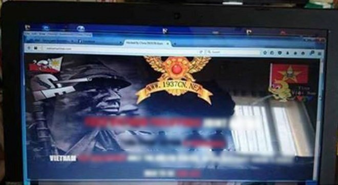 A website is hacked on July 29 (Photo: VNA) A website is hacked on July 29 (Photo: VNA)
