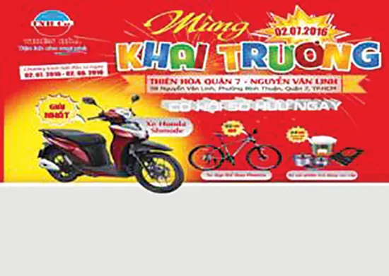 Khai trương Thiên Hòa Nguyễn Văn Linh - quận 7 - TPHCM