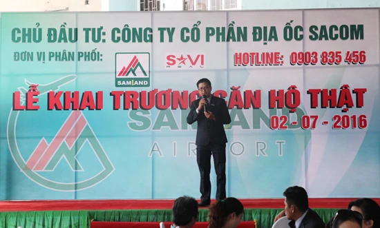Địa ốc Sacom khai trương căn hộ mẫu Samland Airport