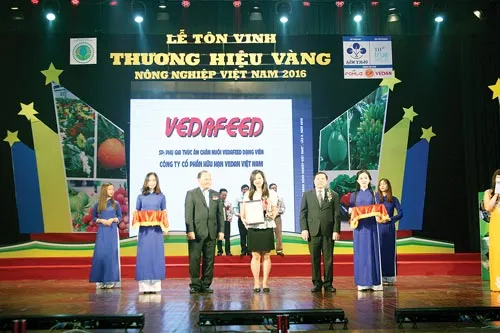 Sản phẩm của Vedan đạt Thương hiệu vàng nông nghiệp Việt Nam năm 2016