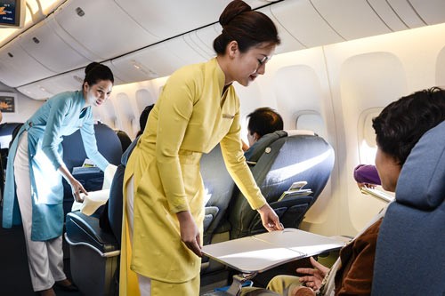 Flight stewardesses of Vietnam Airline (Photo: SGGP) Flight stewardesses of Vietnam Airline (Photo: SGGP)