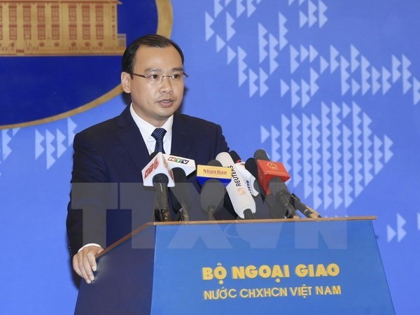 Foreign Ministry spokesman Le Hai Binh (Photo: VNA) Foreign Ministry spokesman Le Hai Binh (Photo: VNA)