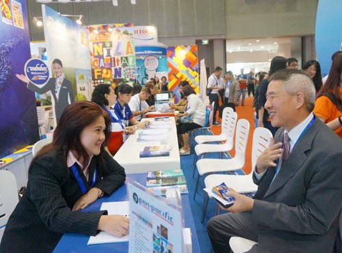 The 2016 HCMC ITE is held at Saigon Exhibition & Convention Center in district 7. The 2016 HCMC ITE is held at Saigon Exhibition & Convention Center in district 7.