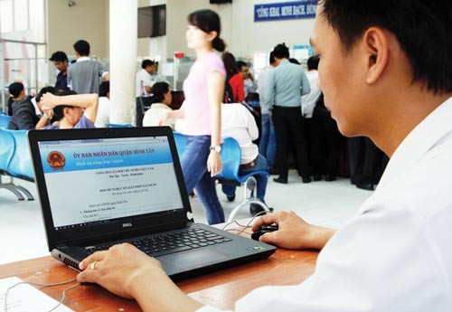 The official handling information online (Photo: SGGP) The official handling information online (Photo: SGGP)