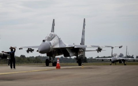 A fighter jet joining the military exercise (Source: Reuters) A fighter jet joining the military exercise (Source: Reuters)