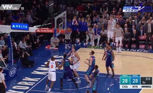 Charlotte Hornets thắng New York Knicks 107-102 ảnh 1 Charlotte Hornets thắng New York Knicks 107-102 ảnh 1