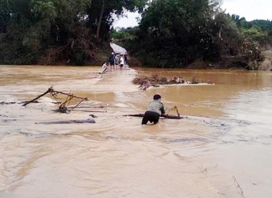 A severe flash flood is forecast to occur in the central region. A severe flash flood is forecast to occur in the central region.