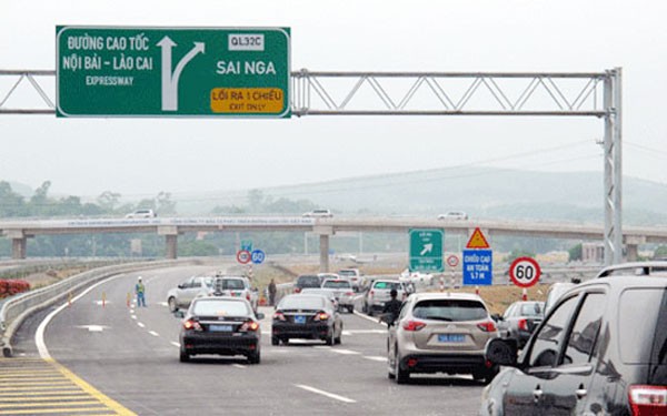The Noi Bai- Lao Cai expressway (Photo: SGGP) The Noi Bai- Lao Cai expressway (Photo: SGGP)