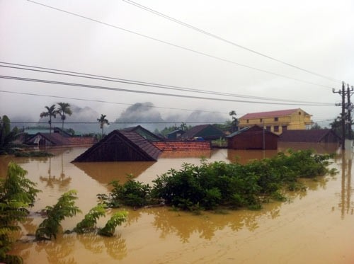 Heavy rains cause floods in many localities of the central provinces -Photo: SGGP Heavy rains cause floods in many localities of the central provinces -Photo: SGGP