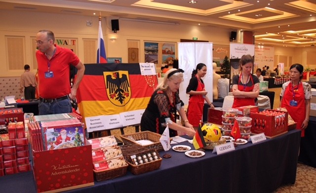 Germany country table at International charity Bazaar in 2012. Germany country table at International charity Bazaar in 2012.