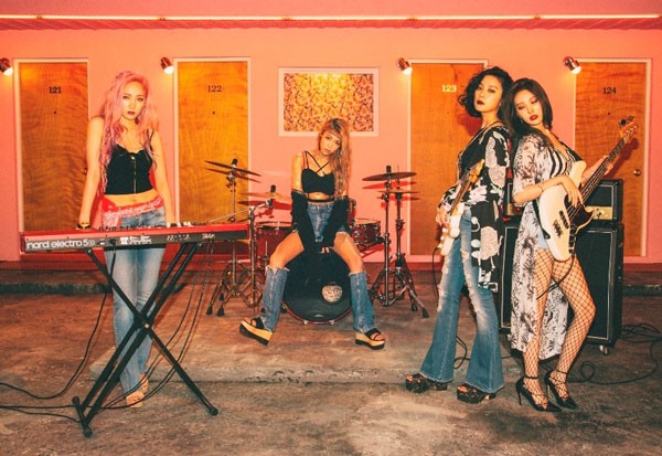 The South Korean girl group, Wonder Girls The South Korean girl group, Wonder Girls