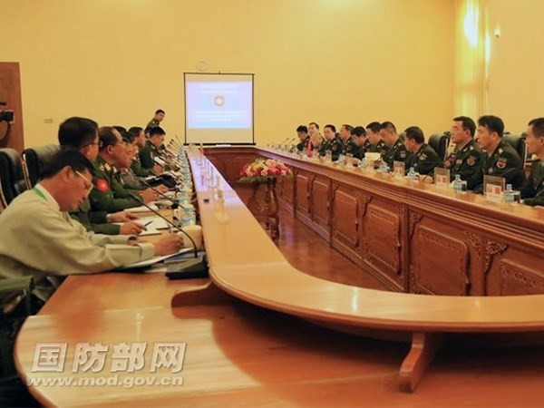 The first Myanmar-China Diplomacy and Defence 2+2 Consultation. (Photo: chinamil.com.cn)