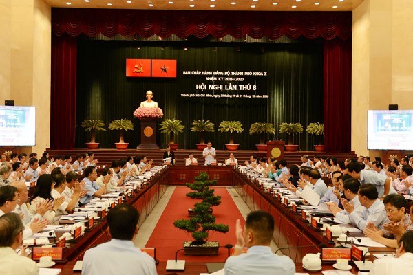 An overview of the 8th conference of the executive board of the HCMC Party Committee opened this morning November 30 (Photo: SGGP) An overview of the 8th conference of the executive board of the HCMC Party Committee opened this morning November 30 (Photo: SGGP)