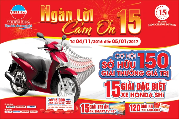 Thiên Hòa 15 năm 1 chặng đường