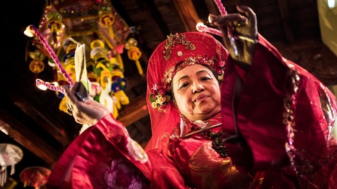 The Beliefs in the Mother Goddesses of Three Realms, originated from Vietnam, has been practiced in numerous northern mountainous provinces across the nation since the 16th century. (Photo: nhandan.com.vn) The Beliefs in the Mother Goddesses of Three Realms, originated from Vietnam, has been practiced in numerous northern mountainous provinces across the nation since the 16th century. (Photo: nhandan.com.vn)