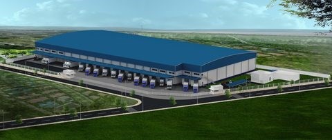 A model of the warehouse newly opened by New Land JV JSC at Textile and Garment IP in Binh Duong Province’s Di An Town. (File Photo) A model of the warehouse newly opened by New Land JV JSC at Textile and Garment IP in Binh Duong Province’s Di An Town. (File Photo)