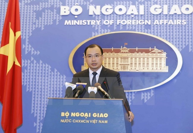 Foreign Ministry‘s spokesperson Le Hai Binh (Source:VNA) Foreign Ministry‘s spokesperson Le Hai Binh (Source:VNA)