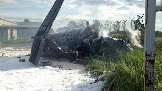 A photo of the crash A photo of the crash