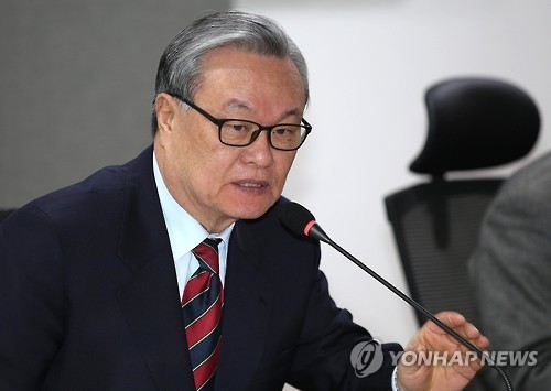 The ruling Saenuri Party's emergency committee head nominee In Myung-jin (Yonhap) The ruling Saenuri Party's emergency committee head nominee In Myung-jin (Yonhap)