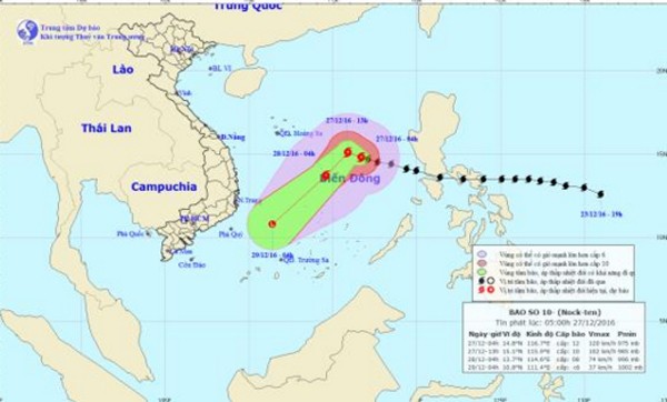 Nock- ten will turn southwards as it enters the East Sea Nock- ten will turn southwards as it enters the East Sea