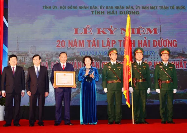 Hải Dương kỷ niệm 20 năm tái lập tỉnh