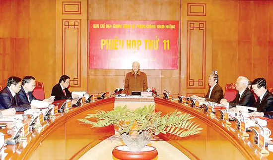 Tổng Bí thư Nguyễn Phú Trọng: Phải hành động quyết liệt hơn nữa trong đấu tranh phòng chống tham nhũng