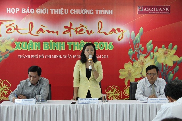 At a press brief of the program last year (Photo: HTV's website)