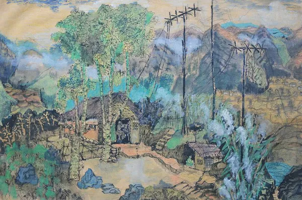 Trưng bày 100 ký họa màu nước của danh họa Việt