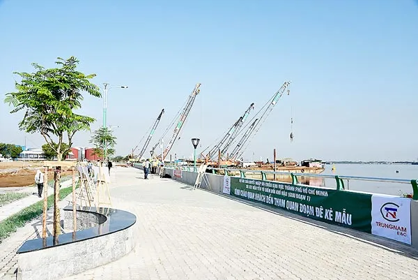 Hoàn thiện đê kè mẫu sông Sài Gòn