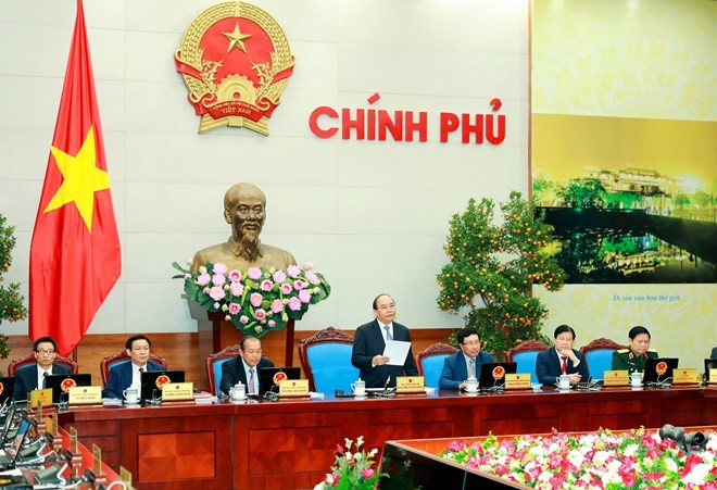 The Government's regular meeting for January (Photo: VNA) The Government's regular meeting for January (Photo: VNA)