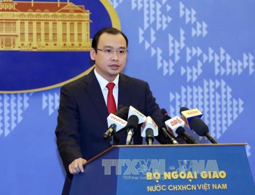 Foreign Ministry Spokesperson Le Hai Binh (Photo: VNA) Foreign Ministry Spokesperson Le Hai Binh (Photo: VNA)