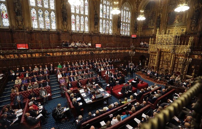 The House of Lords is set to discuss proposals including measures to guarantee the rights of EU nationals in Britain, and defining the parameters of a parliamentary vote on the final Brexit deal. — AFP Photo The House of Lords is set to discuss proposals including measures to guarantee the rights of EU nationals in Britain, and defining the parameters of a parliamentary vote on the final Brexit deal. — AFP Photo