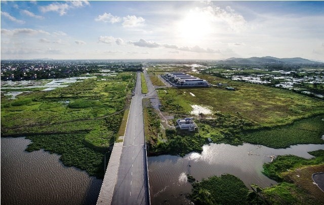 An aerial photo of the Vietnam-Singapore Industrial Park in Hai Phong city (Photo: VSIP) An aerial photo of the Vietnam-Singapore Industrial Park in Hai Phong city (Photo: VSIP)