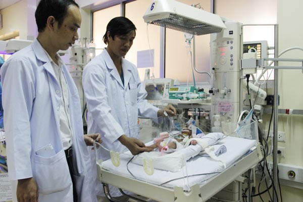 The baby is operated succesfully (Photo: SGGP) The baby is operated succesfully (Photo: SGGP)