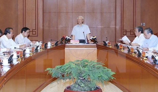 Party General Secretary Nguyen Phu Trong, Chairman of the Central Steering Committee for Anti-corruption. (Photo: VNA/VNS) Party General Secretary Nguyen Phu Trong, Chairman of the Central Steering Committee for Anti-corruption. (Photo: VNA/VNS)