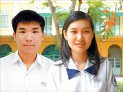 Huỳnh Kim Phong và Từ Ngọc Phụng đồng giải nhất