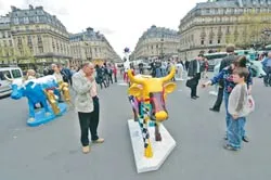 Bò “đổ bộ” vào Paris