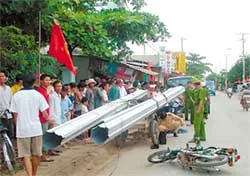 Xe thô sơ chở hàng cồng kềnh