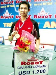 Tien Minh Secures Victory in Int’l Badminton Tournament ảnh 2 Tien Minh Secures Victory in Int’l Badminton Tournament ảnh 2