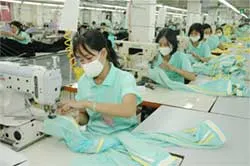 5 tháng đầu 2006, xuất khẩu hàng dệt may đạt 877 triệu USD