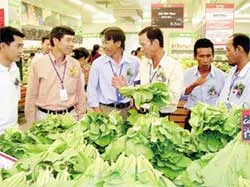 Nông sản TPHCM vào siêu thị Metro