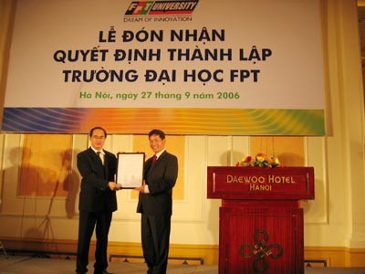 FPT University Receives Licence ảnh 1