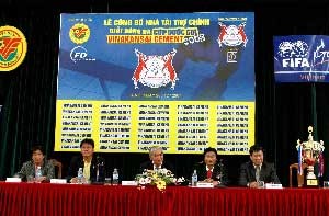 The press conference of Vinakansai Cement Cup 2008