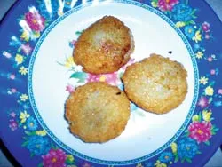 Xôi chiên chà bông thịt