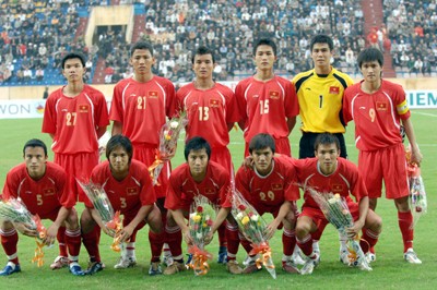 The Viet Nam's U23 football squad The Viet Nam's U23 football squad