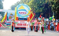 Không khí APEC ngập tràn thủ đô Hà Nội
