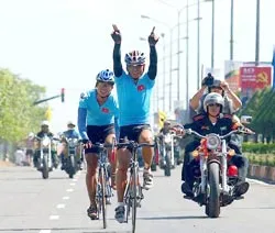 Mai Công Hiếu (tuyển Việt Nam) về nhất chặng đầu ảnh 1 Mai Công Hiếu (tuyển Việt Nam) về nhất chặng đầu ảnh 1