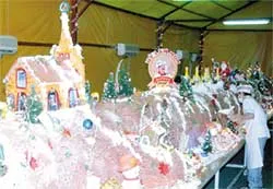 Bánh kem khổng lồ, hoa đăng rực rỡ ảnh 2 Bánh kem khổng lồ, hoa đăng rực rỡ ảnh 2